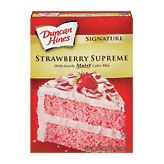 Duncan Hines Cake Mix Moist Deluxe Strawberry Supreme Full-Size Picture